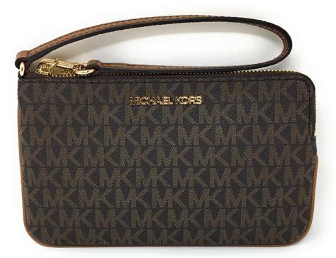 michael kors tote matching wristlet|Michael Kors large wristlet clutch.